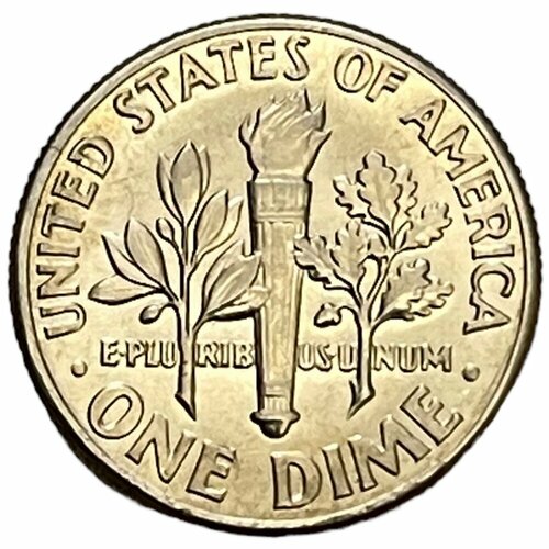 США 10 центов (1 дайм) 1972 г. (Dime, Рузвельт) (D)