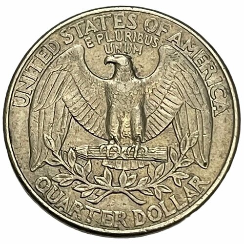 США 25 центов (1/4 доллара) 1998 г. (Quarter, Вашингтон) (D)