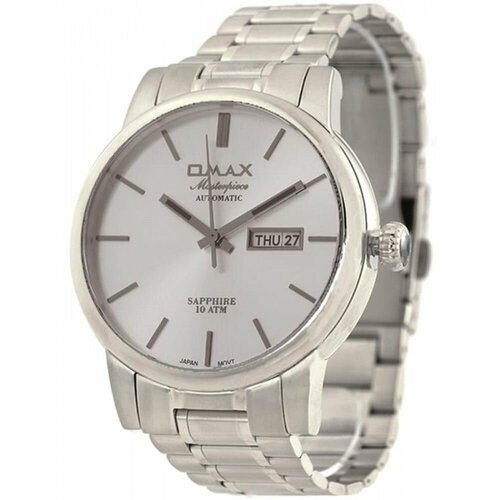 Наручные часы OMAX Automatic Часы наручные OMAX OSA007P66I Гарантия 1 год, серый, серебряный