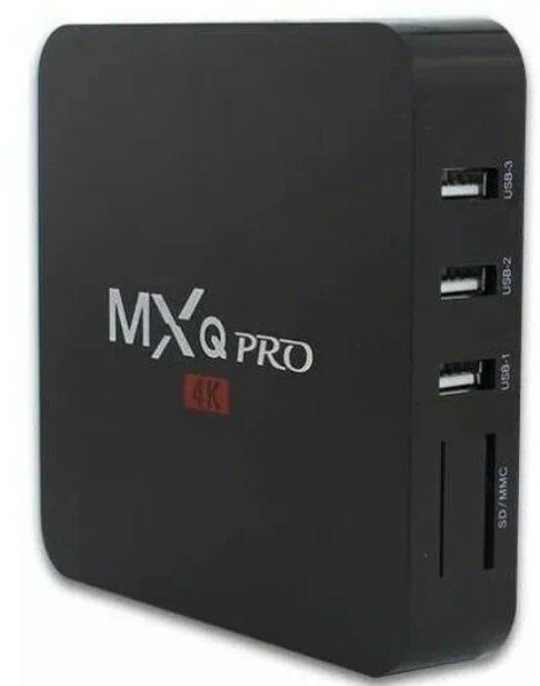 Смарт ТВ приставка цифрового телевидения Smart TV Box MXQ Pro 4K 5G / Андроид / ТВ бокс медиаплеер для дома и дачи с HDMI и Wi-Fi на Android