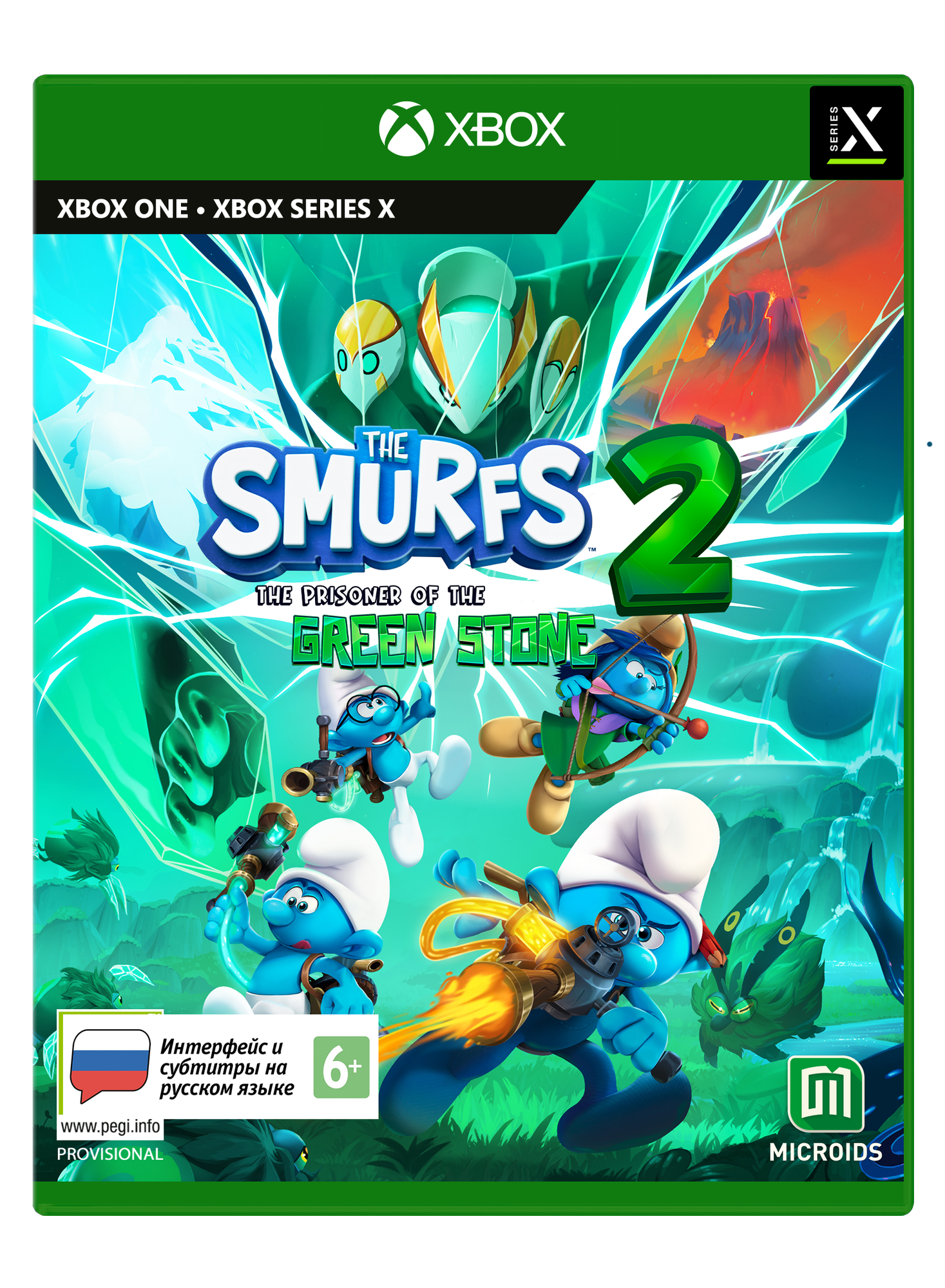 Игра для Xbox: The Smurfs 2: The Prisoners of the Green Stone Стандартное издание (Xbox One / Series X)