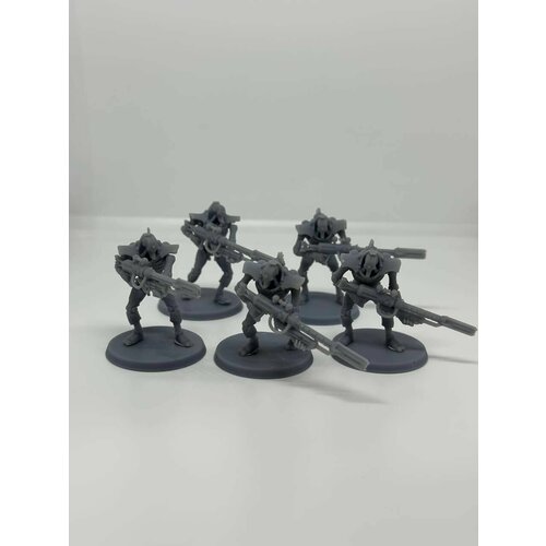 фото Набор миниатюр "necron deathmarks" necrons, warhammer 40k, нри. смертоуказатели 5 штук.
