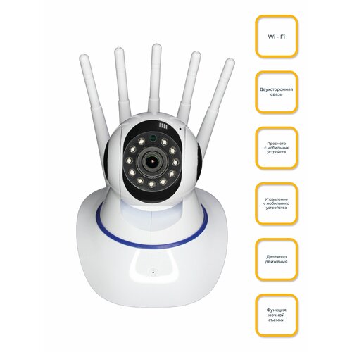IP Камера для дома Shangqing Y10 YIILOT WiFi 2MP IP20 5В Встроенный микрофон PTZ 99000₽