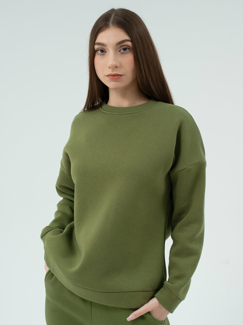 Свитшот Челеби-Текстиль, размер 42-46, зеленый