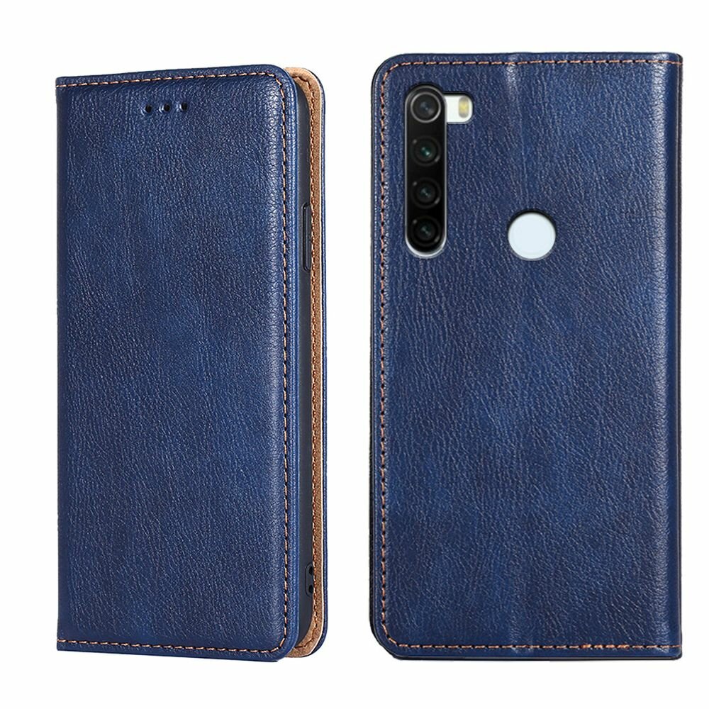 Чехол-книжка MyPads для
 Xiaomi Redmi Note 8T / Сяоми Редми Ноте 8T (синий)