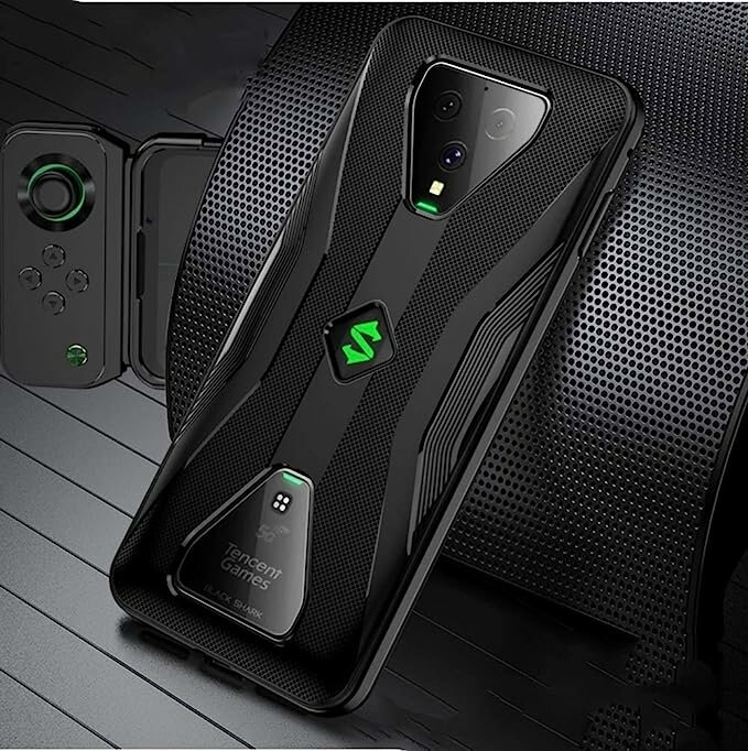 Задняя панель чехол накладка MyPads Morbido для Black Shark 3S ультра-тонкая полимерная из мягкого силикона черная