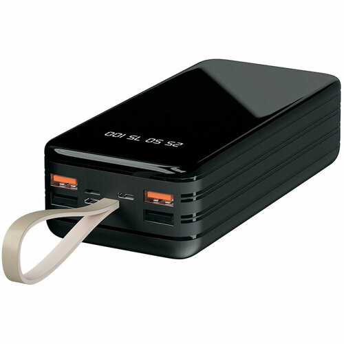 Внешний аккумулятор Red Line RP-66 с фонариком 40000mAh черный 429000₽