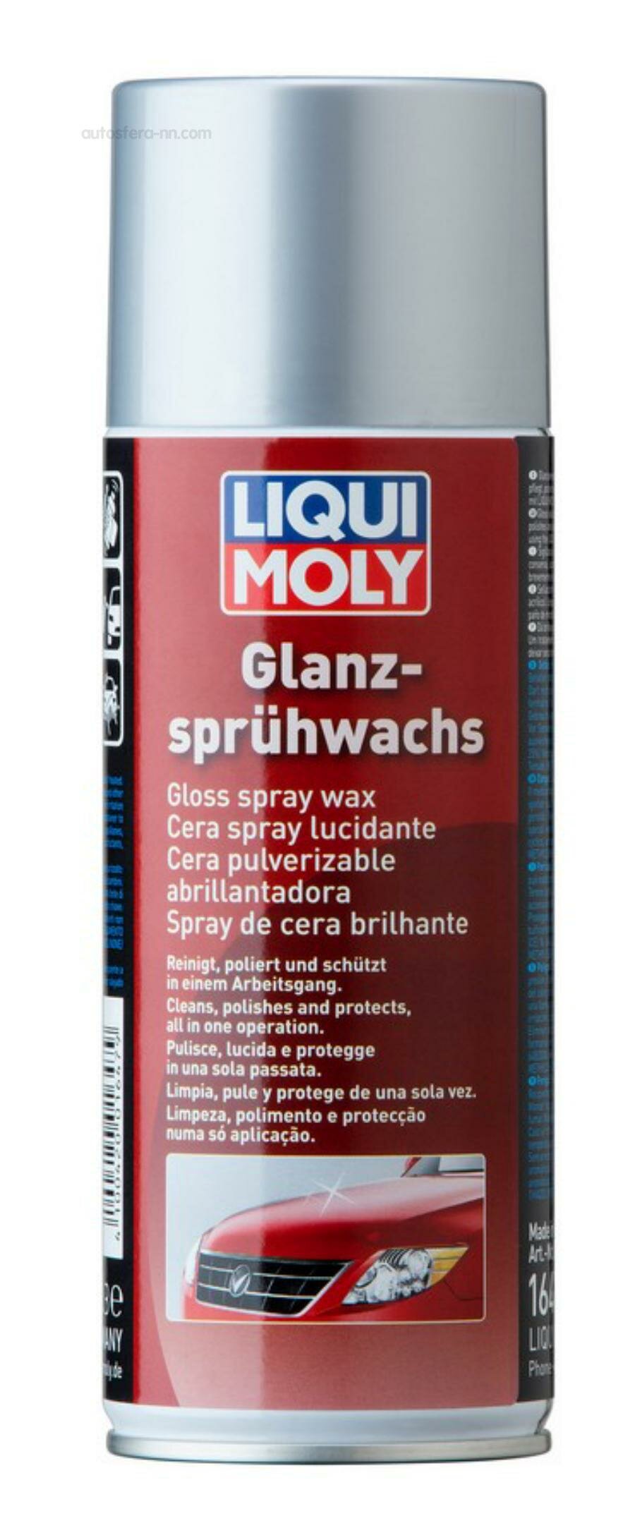 Жидкий воск LIQUI MOLY Glanz-Spruhwachs 1647, 0,4 л - фото №4