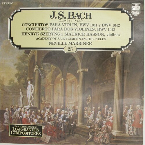 Виниловая пластинка . Бах - Концерты для скрипки Bwv 1043 виниловая пластинка и к бах вера дулова концерты для арфы и струнных lp