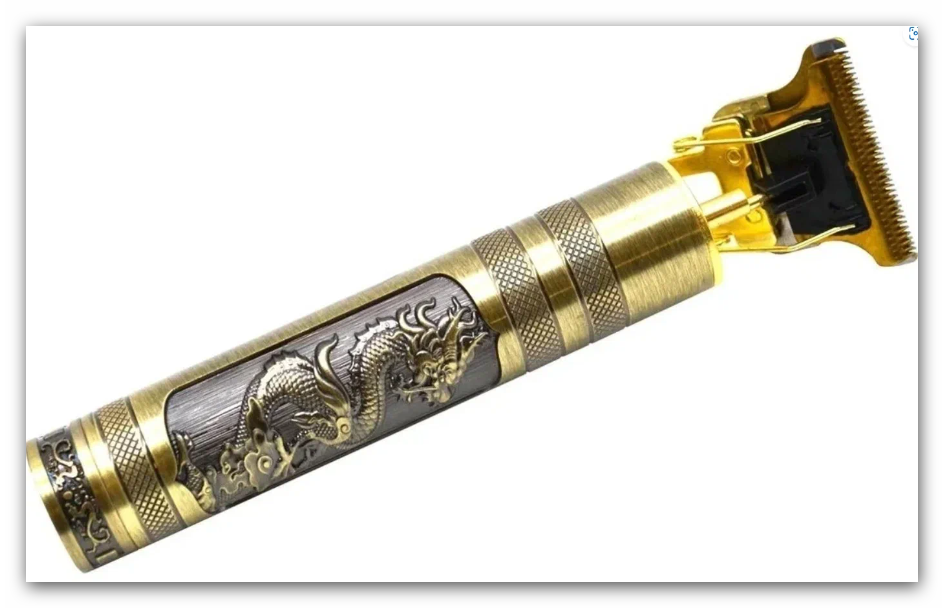 Триммер для бороды и усов, триммер для волос дракон золотой — фото 1