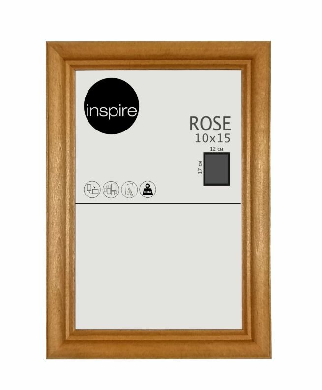 Рамка Inspire Rose 10х15 см дерево цвет светлый бук