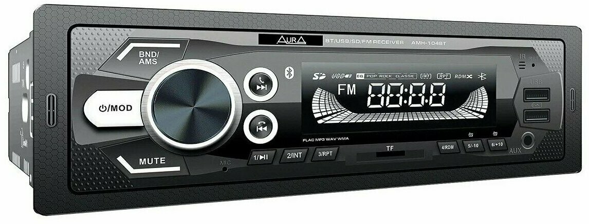 Автомагнитола c BlueTooth AurA AMH-104BT