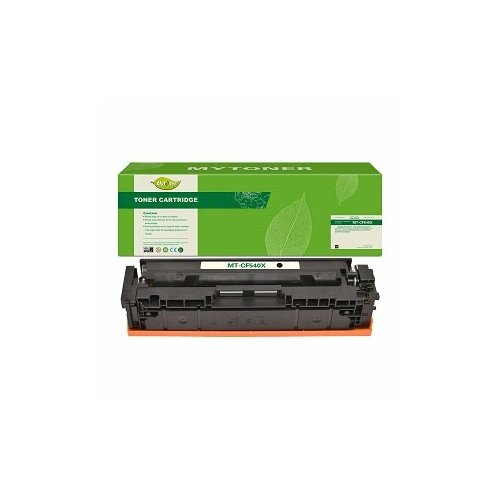 Картридж MyToner, аналог HP CF540X/203X черный 3.2k с чипом (для прошивок до 21.10.22)