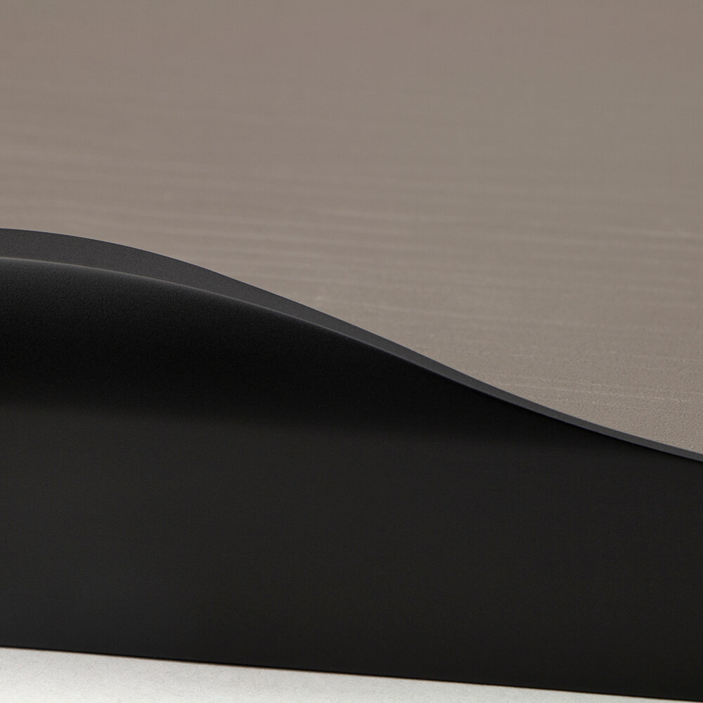 Торцевая мебельная ручка PICADO C=256 мм черная матовая - фотография № 9