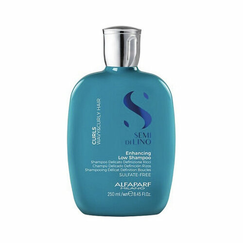 Alfaparf SDL Curls Enhancing Low Shampoo - Шампунь для кудрявых и вьющихся волос 250 мл шампунь для кудрявых и вьющихся волос alfaparf milano sdl curls enhancing low shampoo 250