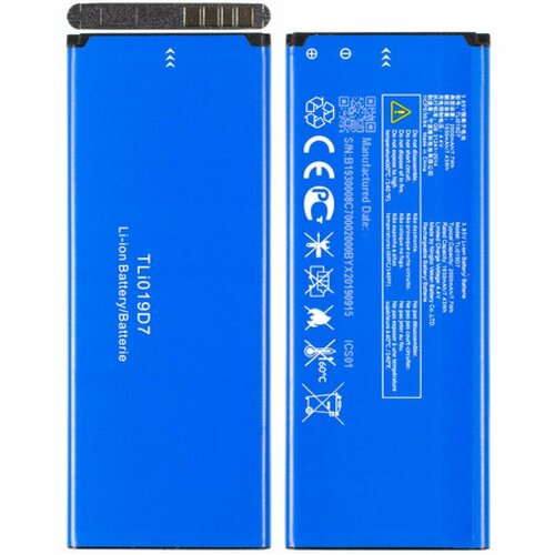 Аккумулятор (АКБ) для Alcatel OT-5033D (TLi019D7) задняя крышка для alcatel ot 5033d черный
