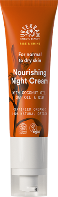 Ночной крем, питательный, "Пряный цветок апельсина", натуральный, органический, Urtekram, 50 мл