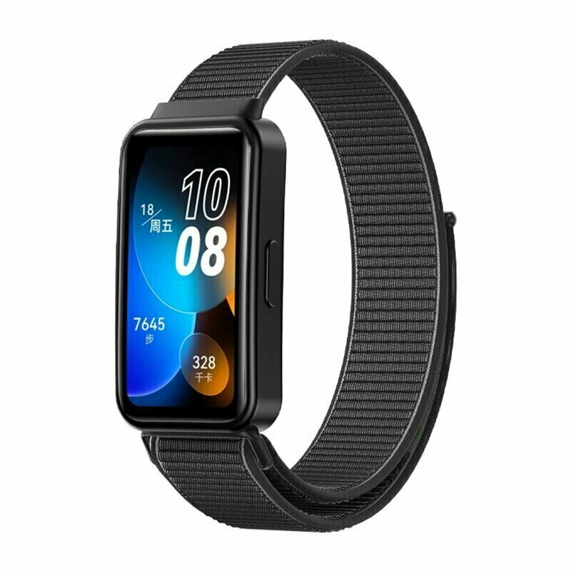 Нейлоновый ремешок для HUAWEI Band 8 (черный)