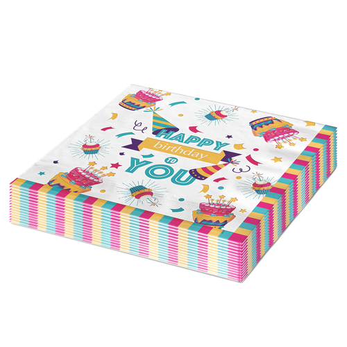 Салфетки Fiolento бумажные двухслойные, 16шт