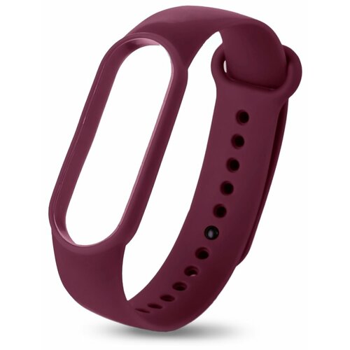 Isa Сменный ремешок для Xiaomi Mi Band 7 loop Claret (Бордовый) isa сменный ремешок для xiaomi mi band 7 loop yellow желтый