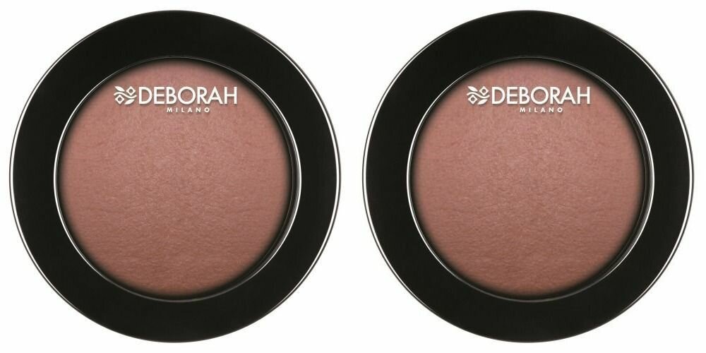 Deborah Milano Румяна запеченные Hi-Tech Blush, тон 46 Персиково-розовый, 4 г, 2 шт