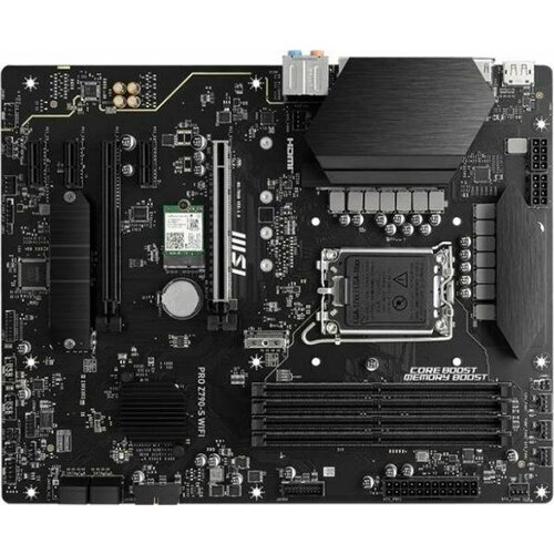 Материнская плата MSI PRO Z790-S WIFI Socket 1700 Z790 4xDDR5 2xPCI-E 16x 3xPCI-E 1x 4xSATA III ATX Retail 2501800₽
