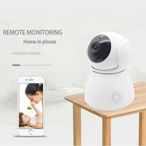 Беспроводная поворотная видеоняня с датчиком движения wifi камера видеонаблюдения двухстрония связь 1599₽