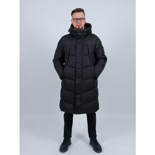 фото Пальто зимнее, размер 56, черный 365 clothes