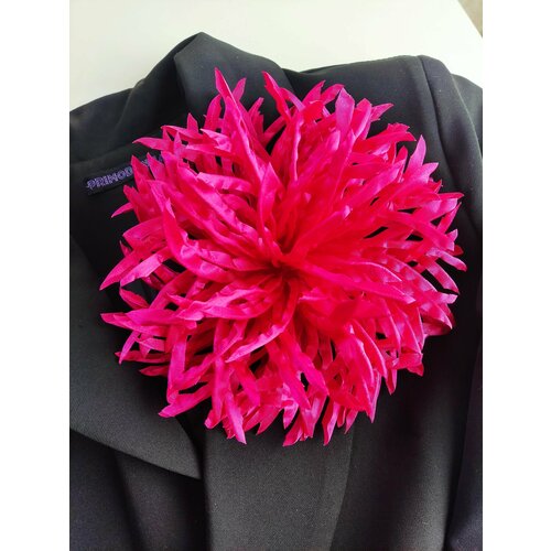 Брошь, фуксия