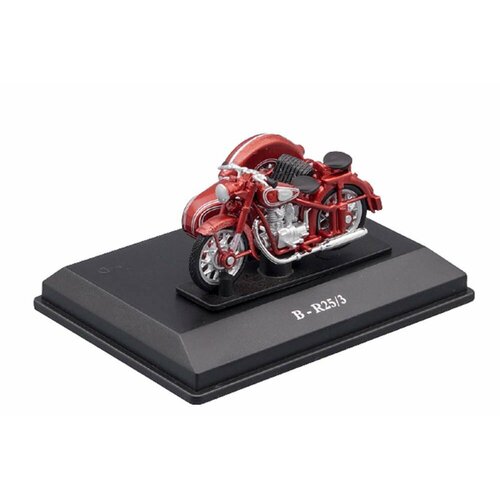 BMW R25/3 motorcycle with sidecar red-burgundy