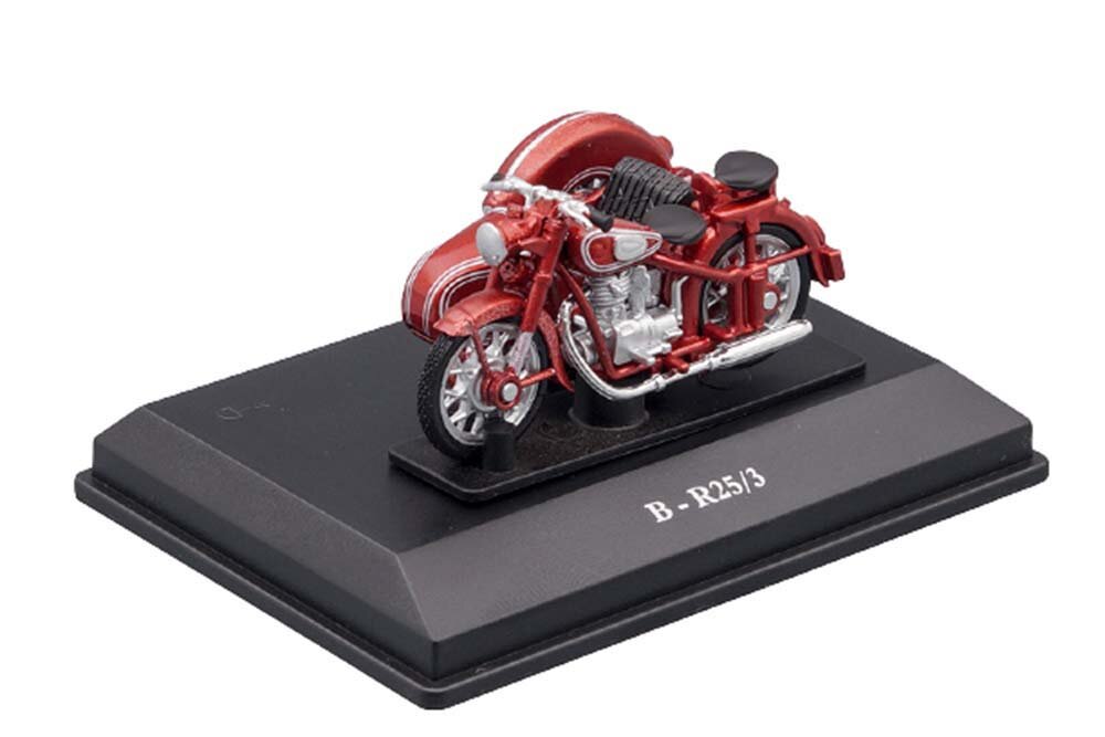 BMW R25/3 motorcycle with sidecar red-burgundy