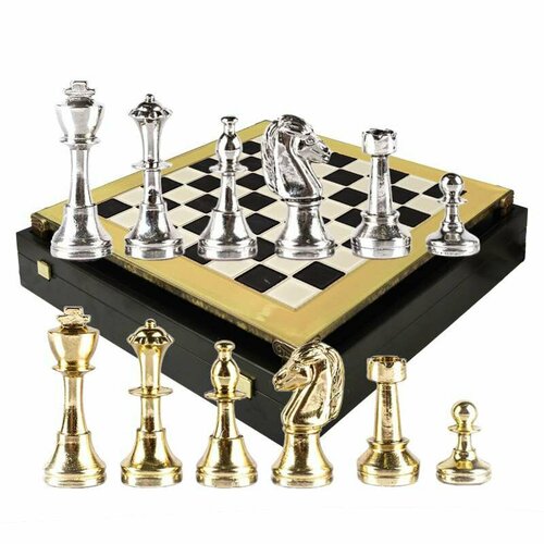 Шахматный набор Стаунтон, турнирные KSVA-MP-S-34-36-BLA шахматный набор мария стюарт marinakis размер 45 45 см