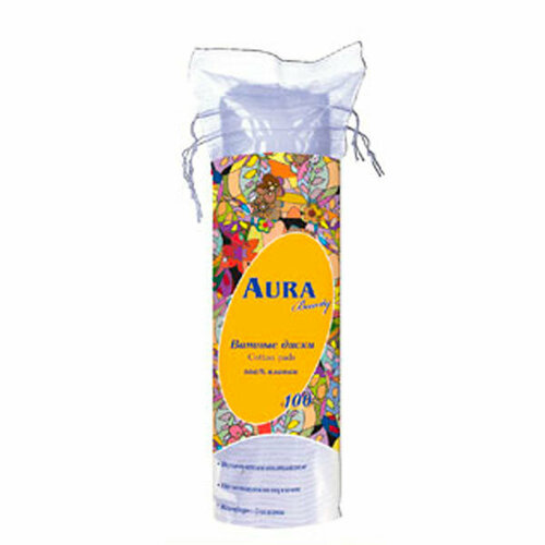 Ватные диски AURA 100шт