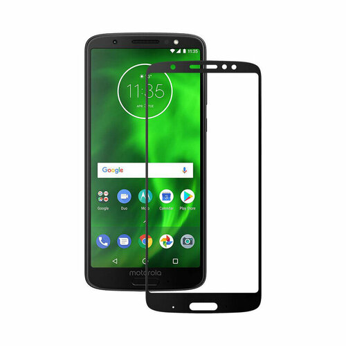 Защитное 3D стекло для Motorola Moto G6 Plus черное 1 4 шт защитное закаленное стекло для motorola moto g23