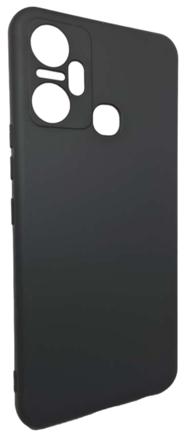 Чехол-накладка NANO с микрофиброй Mariso для Infinix Smart 6 Plus (Черный)