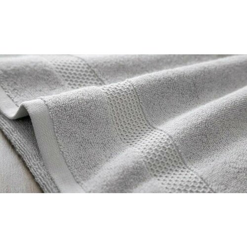 Полотенце махровое банное FAVO GREY TOWEL 85x150 см, серый, Турция