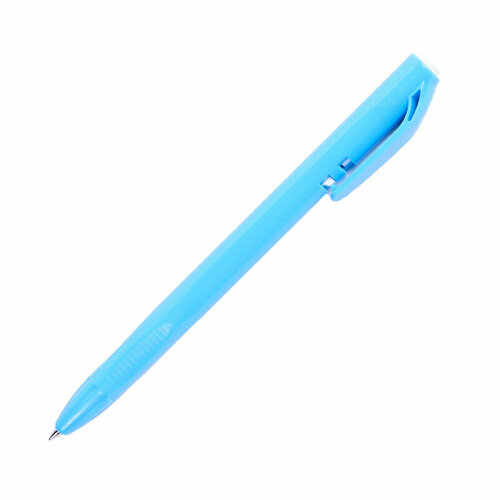 Ручка шариковая синяя автоматическая Attache Bright colors голубой корпус, ручки, набор ручек, 30 шт.