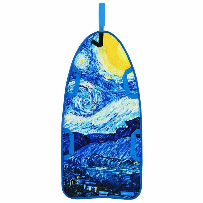 фото Ледянка Winter Star «Звёздная ночь», размеры 90 х 40 см, толщина 2 см, цвет синий