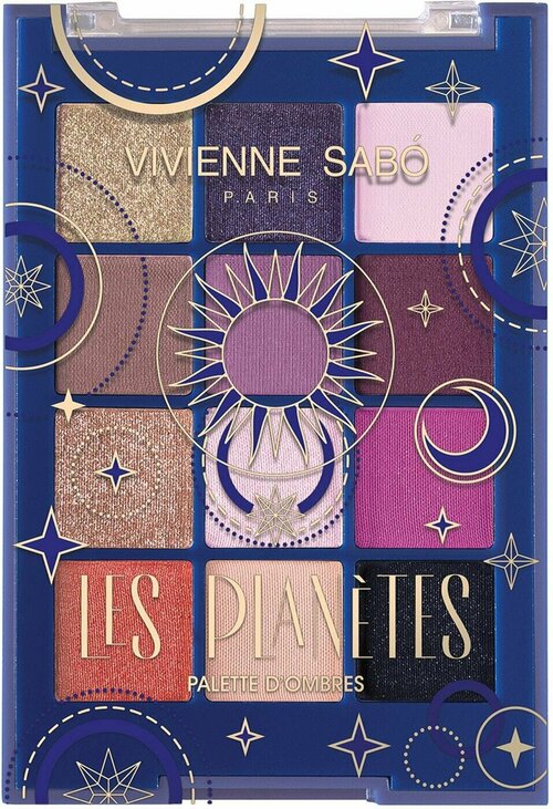 Vivienne Sabo / Тени для век Vivienne Sabo Les planetes 12 цветов 1 шт