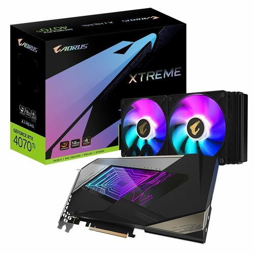 Видеокарта Gigabyte RTX4070Ti AORUS XTREME WATERFORCE 12GB 11900800₽