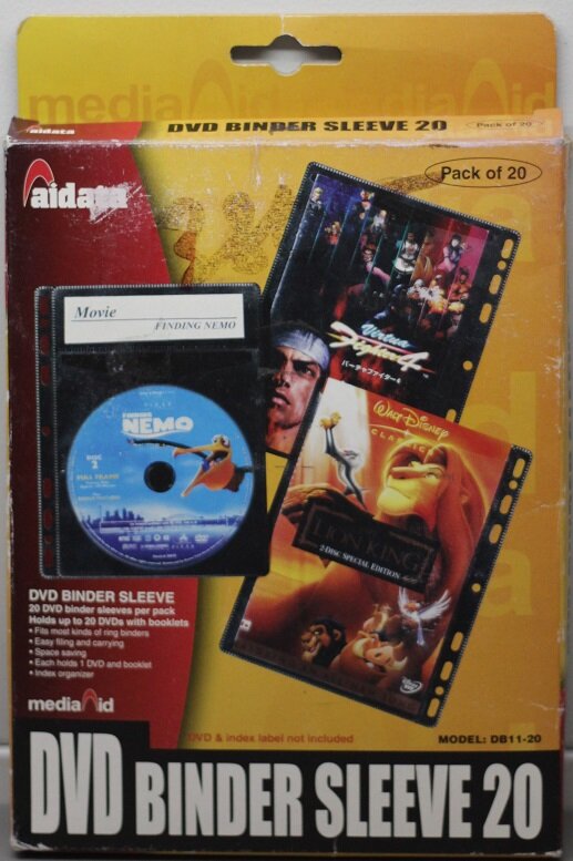 Набор Aidata 20 конв с перфор, д/1 DVD и 1 буклет