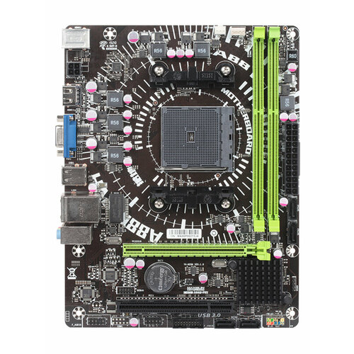 Материнская плата MAXSUN Earthshaker A88M-PVH SocketFM2 mATX Retail 415400₽