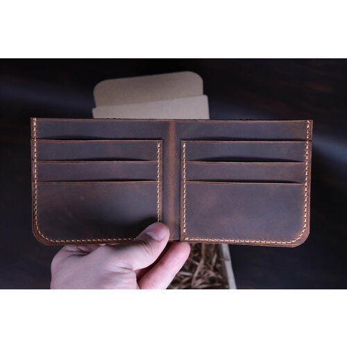 фото Кошелек , фактура гладкая, матовая, коричневый нет бренда