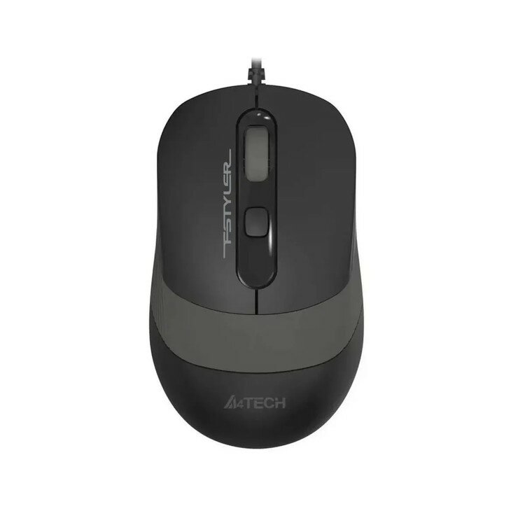 Мышь A4Tech FM10S silent, черный/серый (FM10S USB GREY)