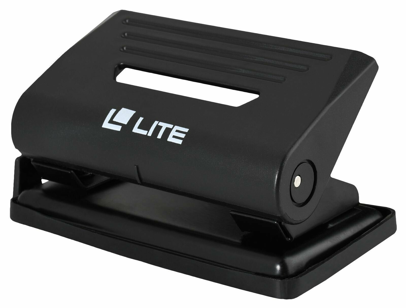 Lite Дырокол DL-10K Стандартный, 10 листов, 2 отверстия, черный