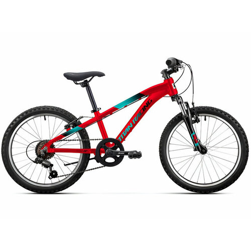 фото Детский велосипед titan racing hades 20, год 2024, цвет красный