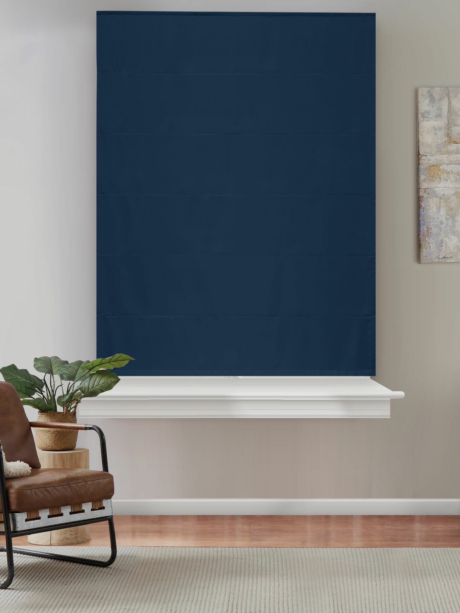 Римская штора блэкаут для спальни комнаты кухни ширина 180 см высота 220 см — фото 1