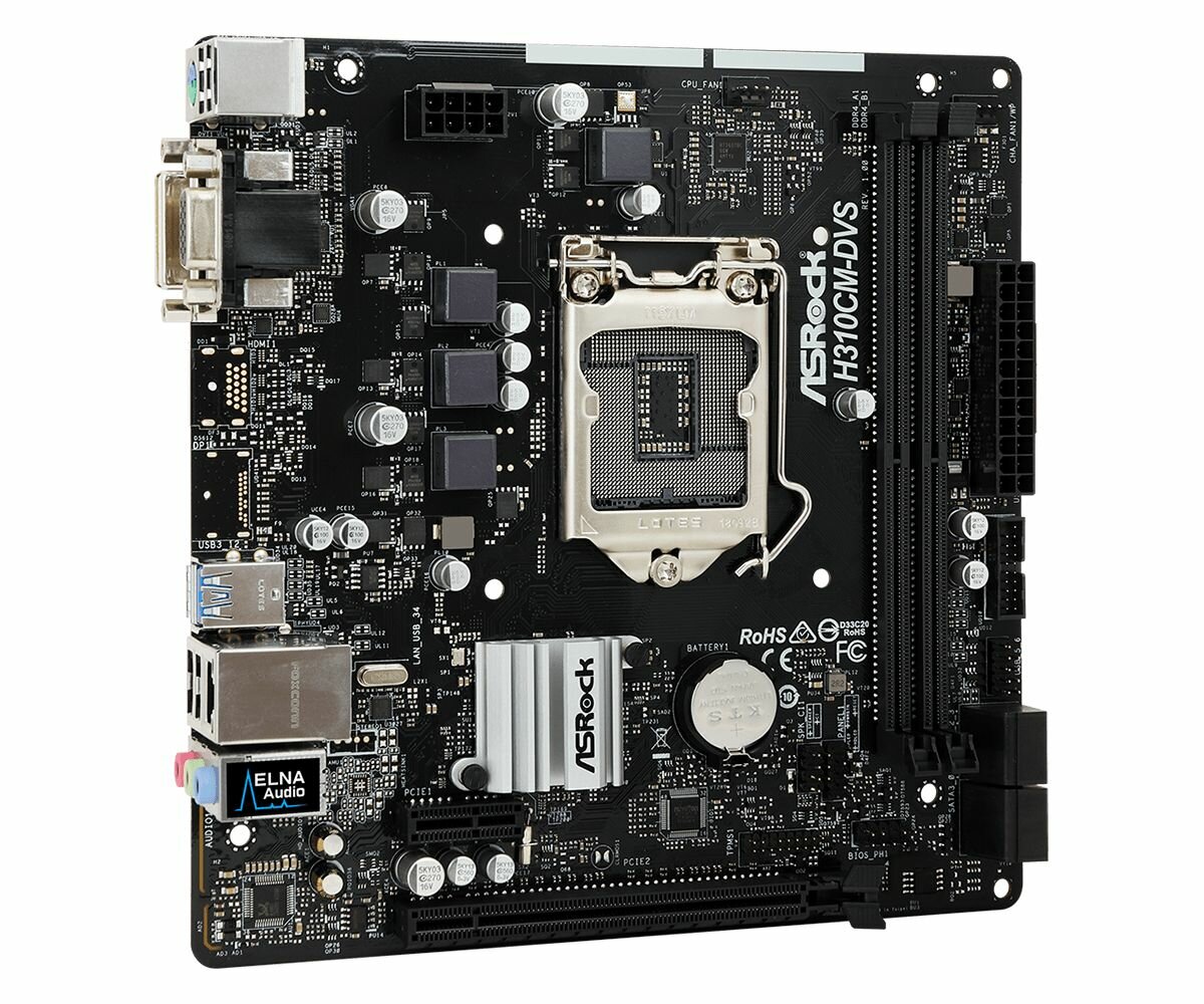 Материнская плата ASRock H310CM-DVS DDR4