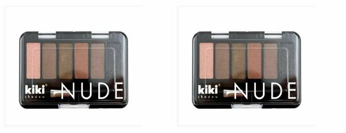 Kiki Тени для век shadow nude, тон 901, 12 г, 2 шт.