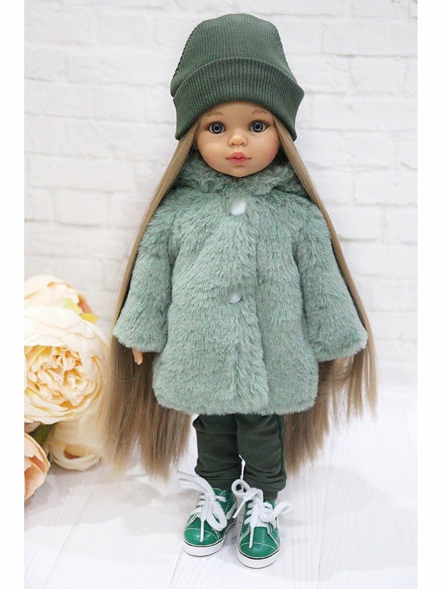 Комплект одежды и обуви для кукол Paola Reina 32 см, зеленый, светло-зеленый